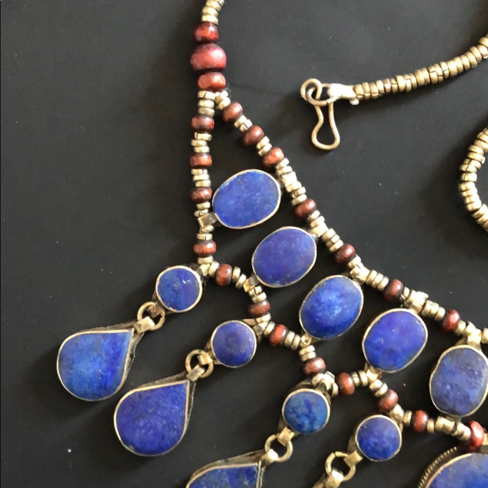 New coral blue necklace - Picture 4 of 4